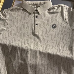 Men's Beige Polo Shirt